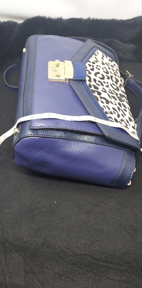 Stylish Blue and Animal Print Women's Bag - Picture 8 of 10